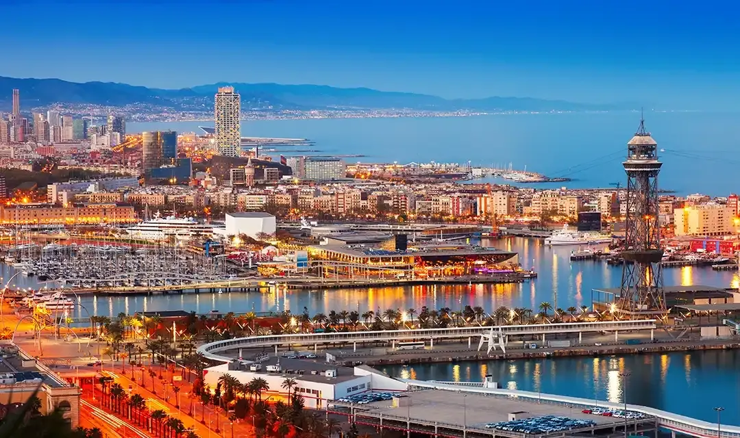 Arrival at Barcelona